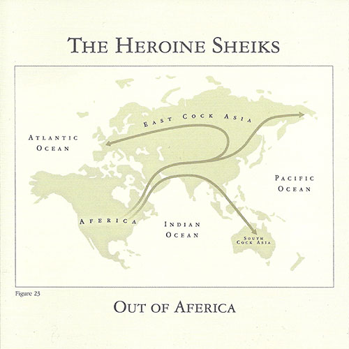 The Heroine Sheiks: Out of Aferica LP+7" Flexi